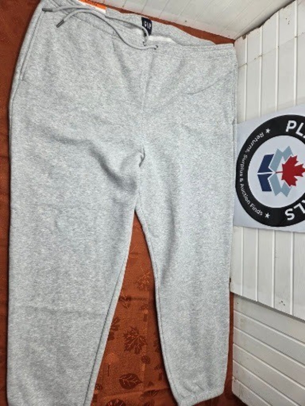 GAP Men's Fleece Joggers, Light Heather Grey, Size XXL
